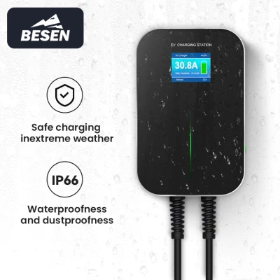 Besen Produttore App commerciale Smart Control Wallbox Mode 3 32A Caricatore da parete per auto EV per auto CA da 7 kw per uso domestico mobile