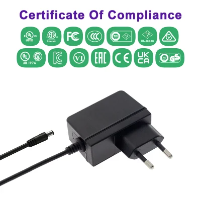 Caricabatterie per regolacapelli 5V 9V 12V 1A 2A 3A Adattatore di alimentazione da 15 W, adattatore CA da 18 V, fornitore adattatore EMC