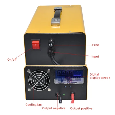  Caricabatteria CC caricabatteria rapido per batteria al litio a tre elementi Veicoli elettrici 12,6 V 100 a nuovo aggiornamento completo di arresto automatico