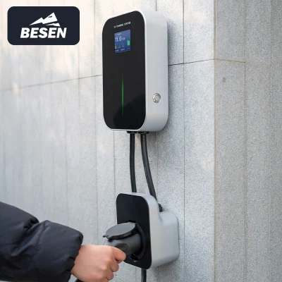  Punto di ricarica CE TUV del produttore Besen IP66 380V 11kw EV Stazione di ricarica per auto elettrica di tipo 2 con certificazione RoHS IEC 62196 Per utenti privati