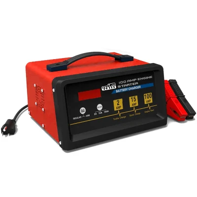 100 AMP 12 Volt automatico/carica automatica di compensazione per auto avviamento motore/caricabatteria con protezione da sovracorrente, inversione di polarità e cortocircuito (BC-100)