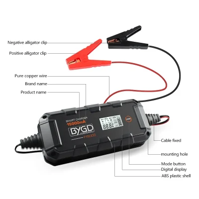 Batteria da 6 AMP con ingresso a impulsi diretto in fabbrica modello da 6 V 12V Caricabatterie