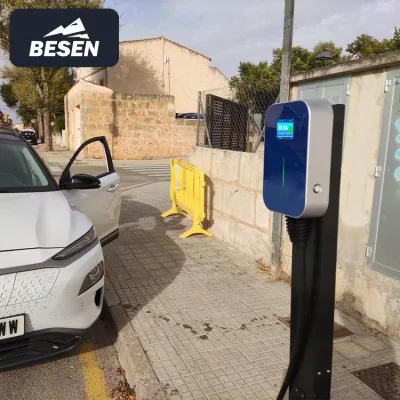 Besen Produttore App commerciale Smart Control Wallbox Mode 3 32A Caricatore da parete per auto EV per auto CA da 7 kw per uso domestico mobile