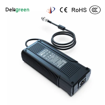  Batteria universale da 18650 a 2A per alimentatore automatico da 42 V Deligreen Caricabatterie EU/Au/US/UK