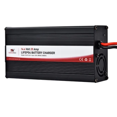 Caricabatterie da auto 14,4V 20A per batterie da 12V LiFePO4, barche, campeggio Sclp12-20