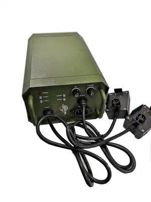 Caricabatterie radio tattico 216 WB-2590/U 7,5 ah SANYO 18650 al litio Caricabatteria a ioni