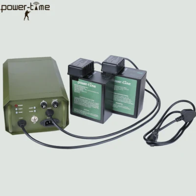 Caricabatterie radio tattico 216 WB-2590/U 7,5 ah SANYO 18650 al litio Caricabatteria a ioni