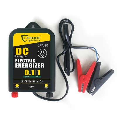 Caricabatterie elettrico per recinzione elettrica con energizzatore di potenza da 0,1 j c.c. portatile