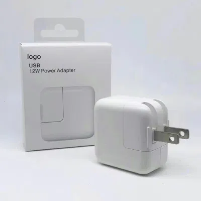  Pacchetto originale Universal US Plus USB Ports caricatore a parete pieghevole Caricabatterie da parete da 12 W.