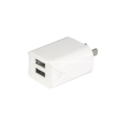  Samsung Galaxy S22 S21 S20 Fe A13 A53 5g, Google pixel 5V 2,4A adattatore a muro a innesto doppio USB 2.1A caricabatteria rapido universale per telefono cellulare