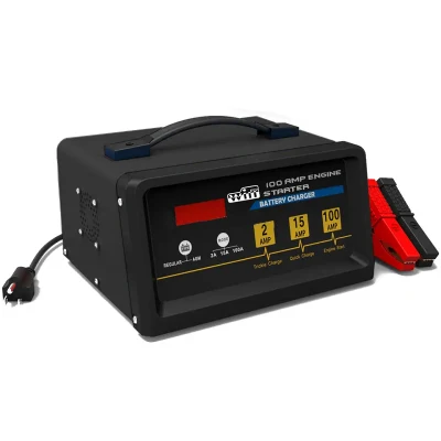 100 AMP 12 Volt automatico/carica automatica di compensazione per auto avviamento motore/caricabatteria con protezione da sovracorrente, inversione di polarità e cortocircuito (BC-100)