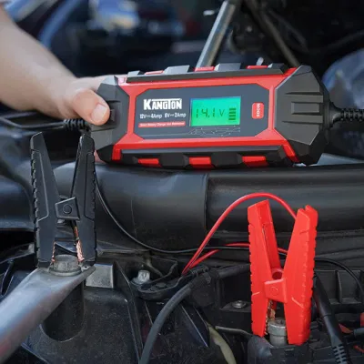 Manutenzione del caricabatteria portatile per auto intelligente al litio 6V/2A e 12V/4A Settore automobilistico