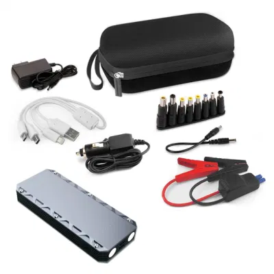 Starter per auto, caricabatterie booster portatile da 8000mAh per auto da 12V con schermo LCD, Power Bank per auto, motocicletta, trattore