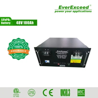 Batteria solare agli ioni di litio 48 Volt LiFePO4 100ah 5kwh al litio Batteria per l&prime;immagazzinamento di energia domestica
