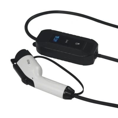 Caricabatterie portatile per auto elettrico da 3,5 kw regolabile 16A