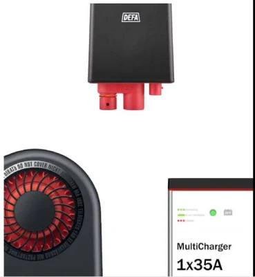 Riscaldatore di riscaldamento caricabatteria rapido di emergenza universale New Energy Defa 12A BATTERIA del caricabatteria per veicolo elettrico wireless al piombo acido DA 20 A 35 A. Per sistema caricabatteria multipresa per auto