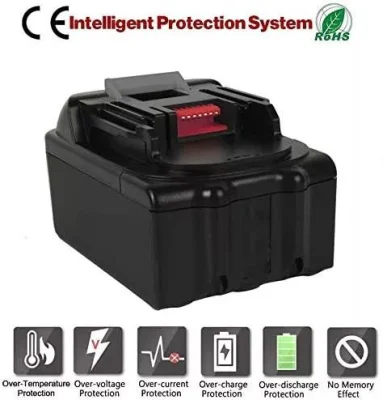 Batteria da 5000mAh Bl1830 18 V con indicatore LED sostituire Makita Batteria agli ioni di litio Bl1830b Bl1850b Bl1860b