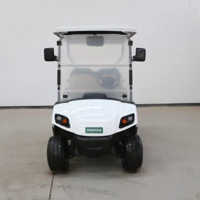 Golf cart elettrico Hongchangda 2+2 posti 4 Wheels Club Car Per il puntamento con caricabatteria rapido da 48 V 72 V.