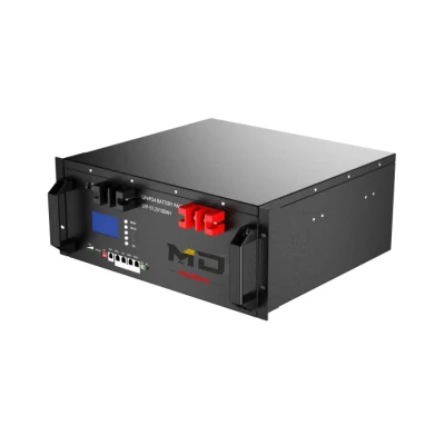  Batteria agli ioni di litio solare da 48 Volt per oltre 6000 cicli Batteria da 5 kwh LiFePO4 per montaggio in rack a ciclo profondo da 100 ah per off-Grid Sistema Soalr