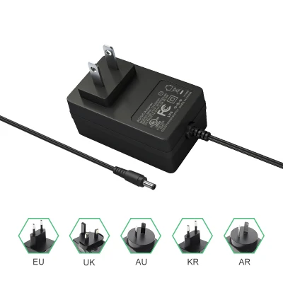 ALIMENTATORE CA/CC 24 W 36 W 5 V 9 V 12 V 15 V 24 V. 1A 2A 3A 4A 5A alimentatore CA CE Batteria GS UL cUL FCC PSE Kc KCC C-Tick SAA Caricabatterie per regolacapelli