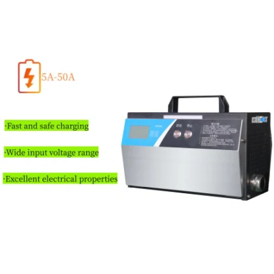 Caricabatteria portatile per carrelli elevatori a forche ad alta efficienza caricabatteria al litio