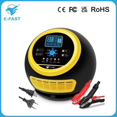 Caricabatteria per auto certificato CE RoHS 24 V10A Caricabatterie portatile per auto SUV Moto