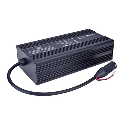 Vendita diretta in fabbrica DC 29,4 V 12A 360 W caricabatteria per 7 s. Batteria agli ioni di litio da 24V 25,9 V con grado di protezione IP54 impermeabile IP56