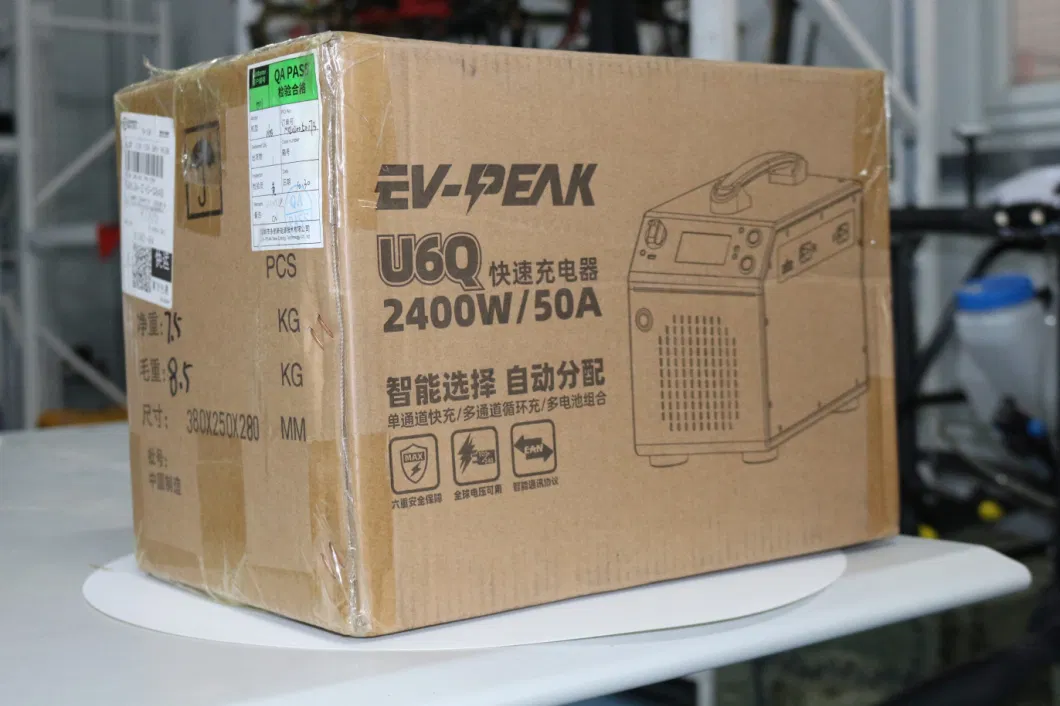EV-Peak U6q Lipo Battery Charger 3000W 60A Intelligent Balance Battery Charger for Lipo Lihv