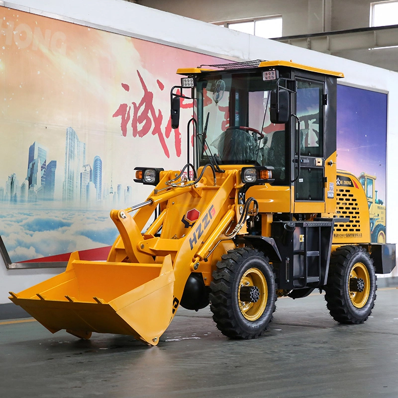 800kg Hydraulic Automatic Mini Wheel Loader Payloader Front-End Loader