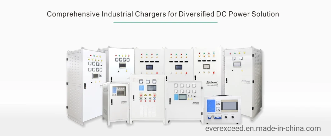 110V100A Uxcel Series Industrial Battery Charger with High Frequency Rectifier /DC UPS