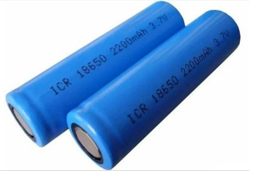 Factory Price 18650 3.7V 2200mAh Lithium-Ion Battery Cell Nmc Battery