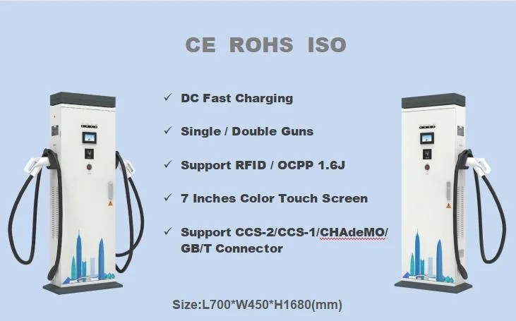 Electric Car Charger EV Charging Pile 60kw 40kw DC EV Charging Station