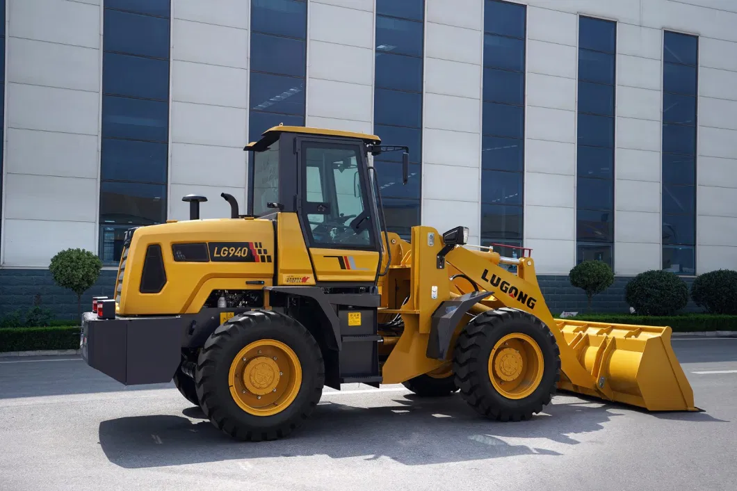 Yuchai Engine Small Front End Loader LG940 Automatic Highly Efficient Wheel Loader