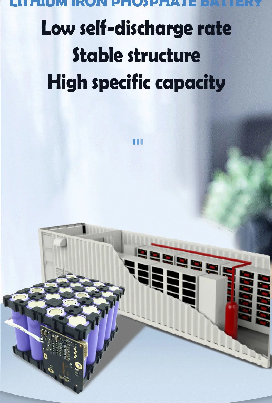 Customized Solar Storage Battery LiFePO4 Battery Pack for Solar Energy Storage