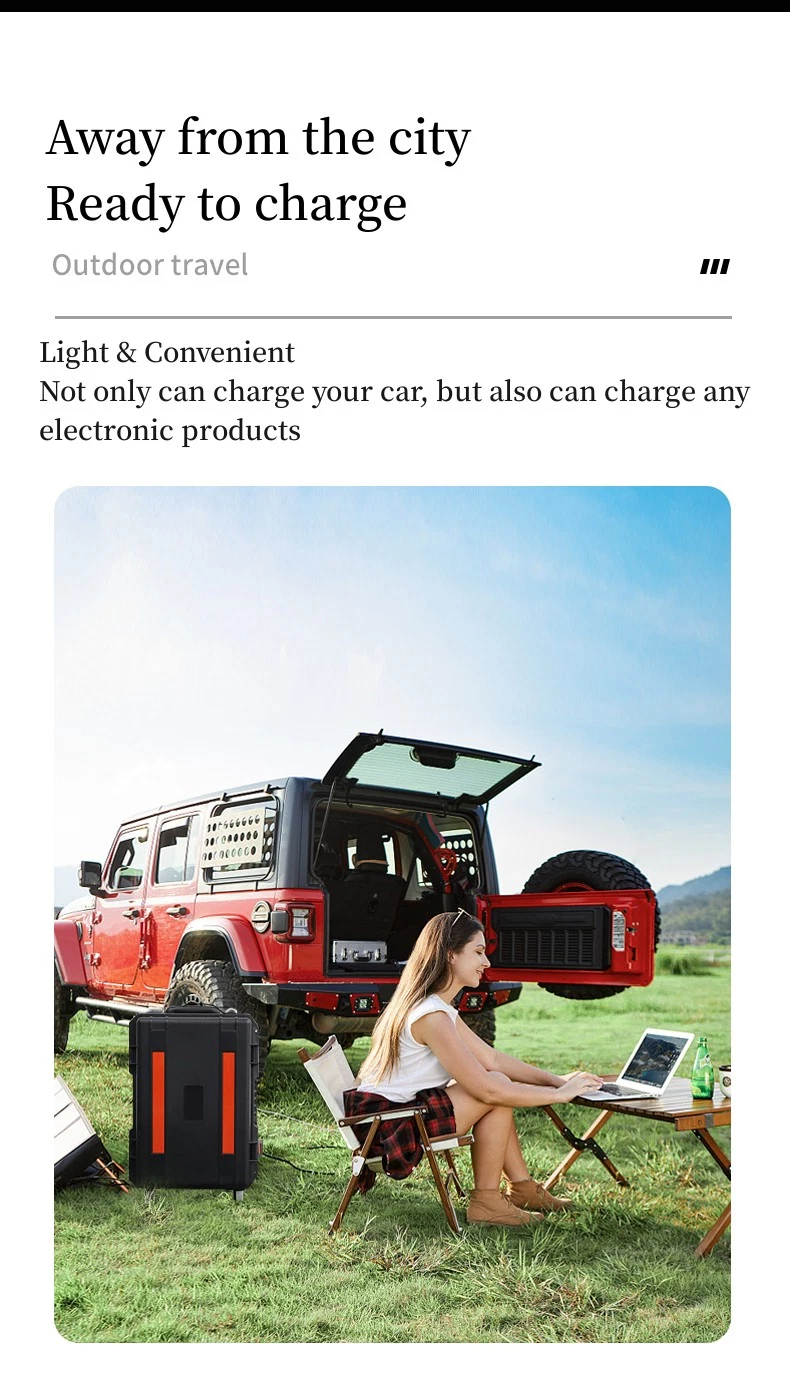 Emergency Battery Power Car Charging 2000W Portable DC EV Charger Power