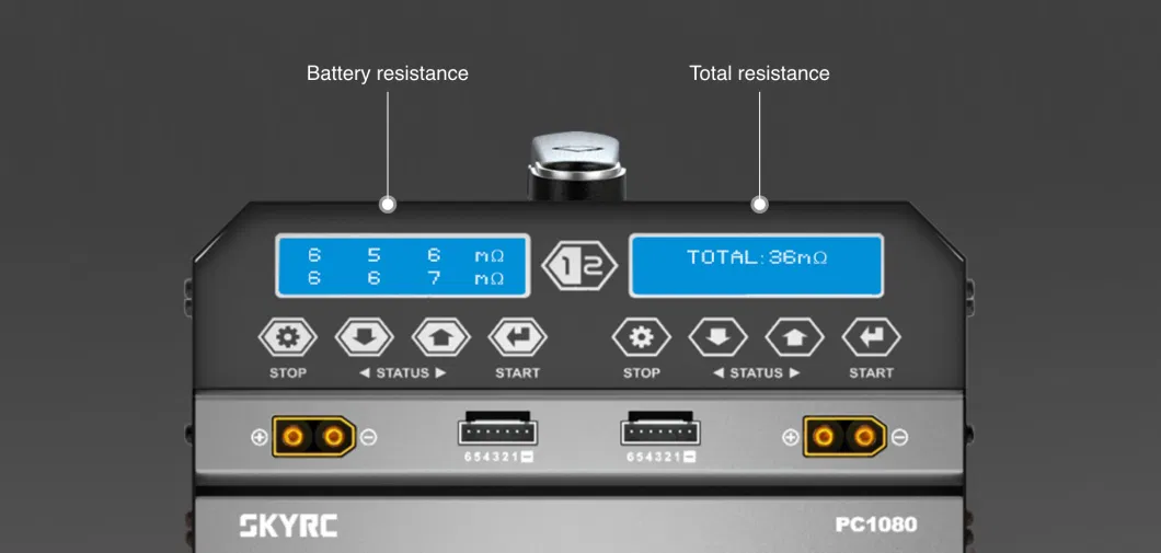 PC1080 Skyrc Lithium Battery Agricultural Drone Use 16000mAh Lipo Batteries Charger