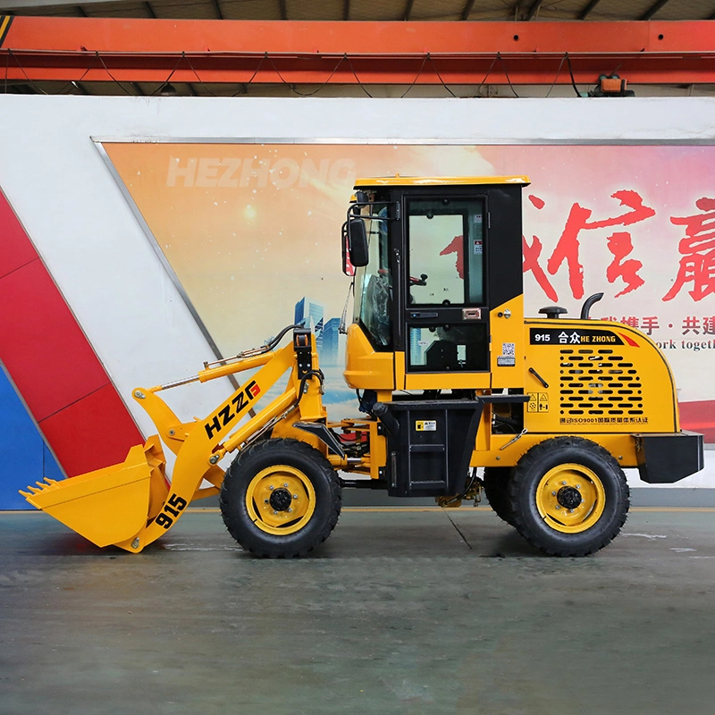 800kg Hydraulic Automatic Mini Wheel Loader Payloader Front-End Loader