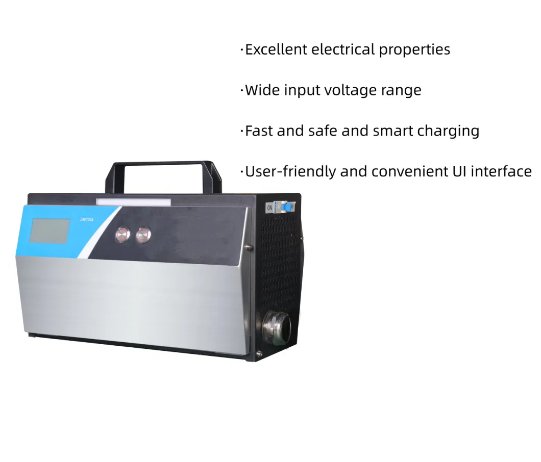 High Efficiency Trucks Forklift Charger Portable Battery Lithium Charger