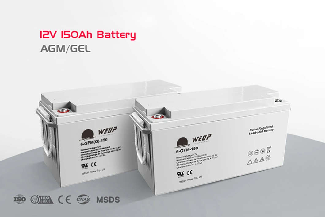 12V 150 AMP Lead Acid Cell AGM Dee[ Cycle Battery 12V 150ah Flooded Valve Regulated Lead Acid Solar Battery