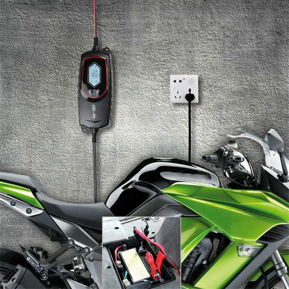 6V 12V/4-AMP Automotive Smart Battery Charger for Car