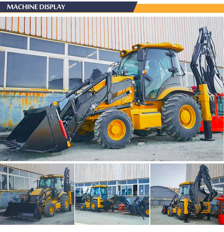 Construction Works Backhoe Skid Steer Wheel Loader Good Quality New Automatic 2 Ton Mechanical 1800mm