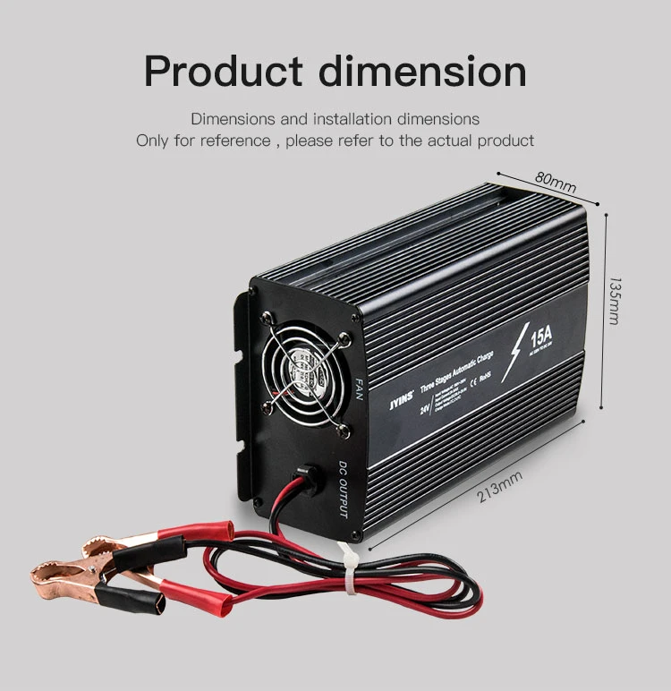 12V 15A Series Automatic 3 Stages Battery Charger