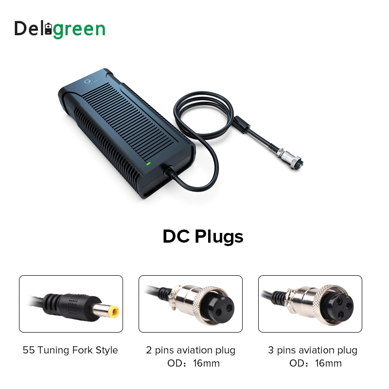 Deligreen 42V 2A 3A Universal Automatic Power Supply 18650 Battery Charger EU/Au/Us/UK