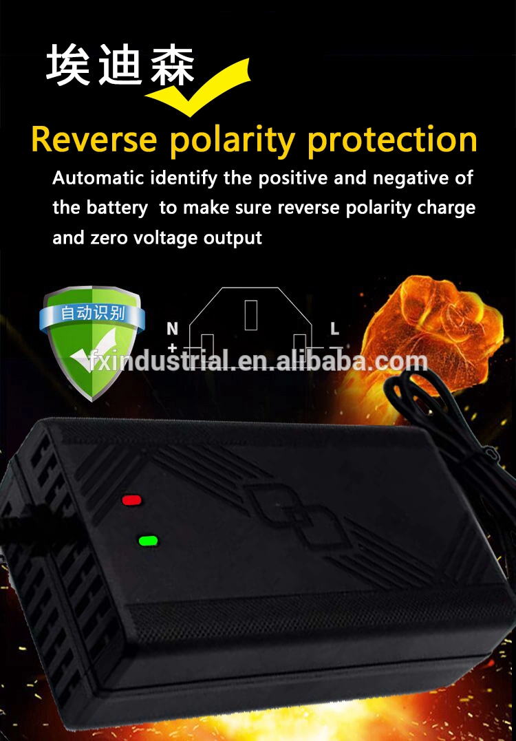 Addison 12V/24V/36V/48V 2.5A 4A 5A Electric Car Full Intelligent Automatic Portable Battery Charger