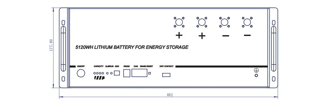 High Capacity 48 Volt 100 Ah LiFePO4 Lithium Ion Battery