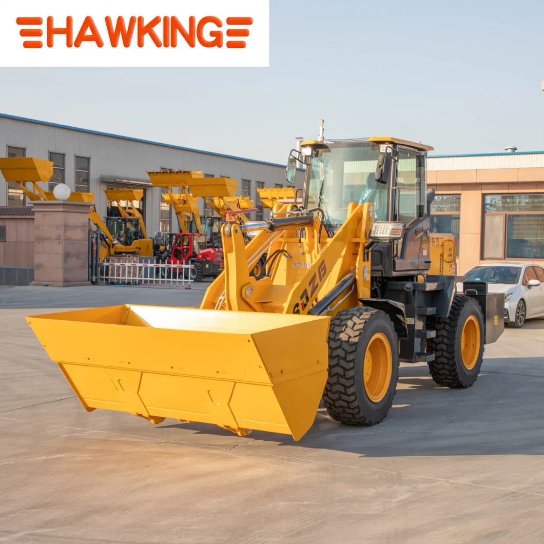 Hot Sale 3ton Small Wheel Loader for Farm CE ISO Euro V 5 Emissions EPA 4 Japanese Engine Mining Machinery Manufacturing Direct Wholesale Automatic Transmission