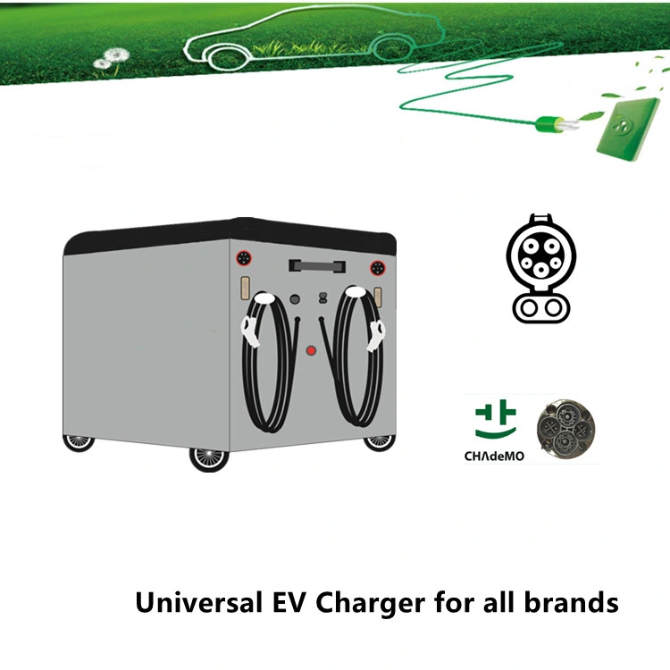 E-Auto Battery Charger with GB/T EV Plug for DC Fast Charging 30kw 40kw