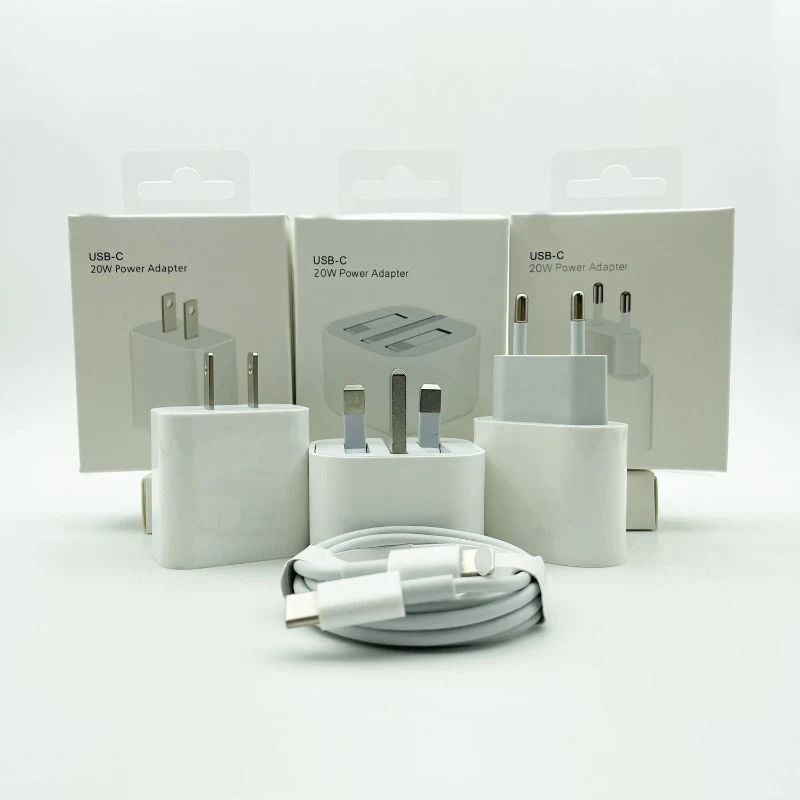 Factory Original 20W Pd Fast USB C Power Wall Charger for iPhone