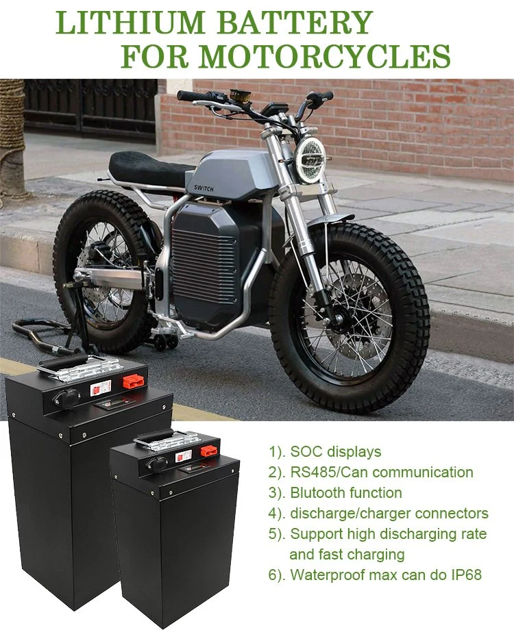 CTS Electric Motorcycle Scooter E-Bike Lithium Ion Battery 48V 60V 72V 96V 20ah 30ah 40ah 50ah 60ah 80ah 100ah LiFePO4 Lithium Battery