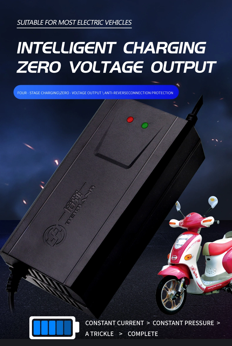 Intelligent Electric Vehicle Battery Charger 72V20ah Electric Bicycle Battery Charger